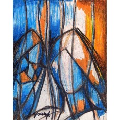 Muhammad Yousuf, 11 x 13 Inch, Mixed Media On Paper, Figurative Painting, AC-MYSF-049